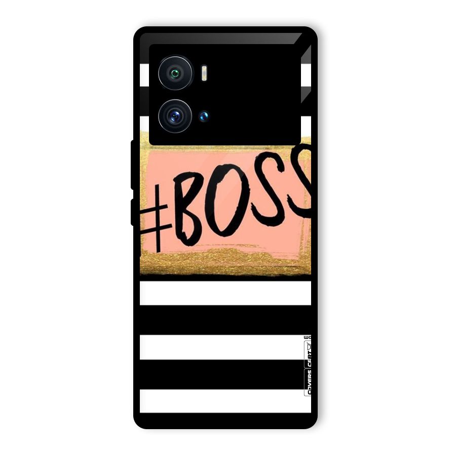 Boss Stripes Glass Back Case for Vivo iQOO 9 Pro