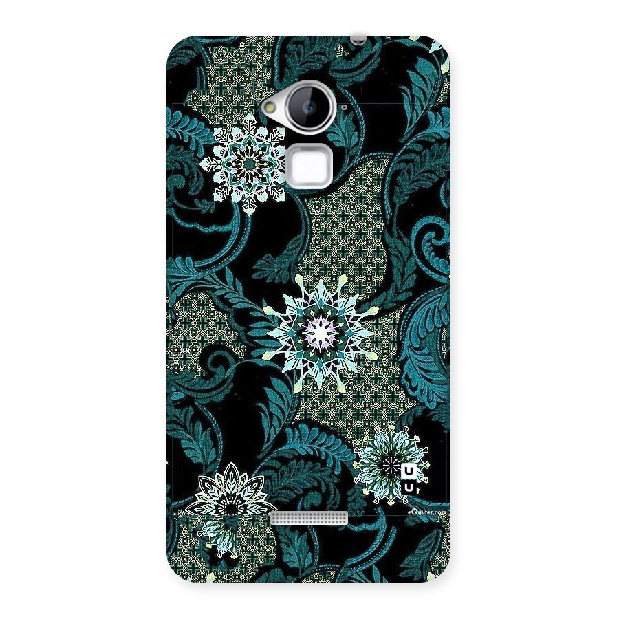 Bottle Green Floral Back Case for Coolpad Note 3