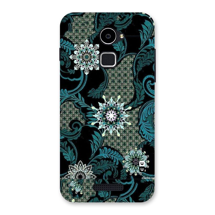 Bottle Green Floral Back Case for Coolpad Note 3 Lite