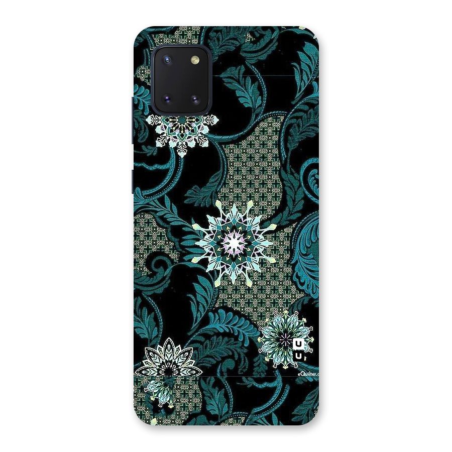 Bottle Green Floral Back Case for Galaxy Note 10 Lite