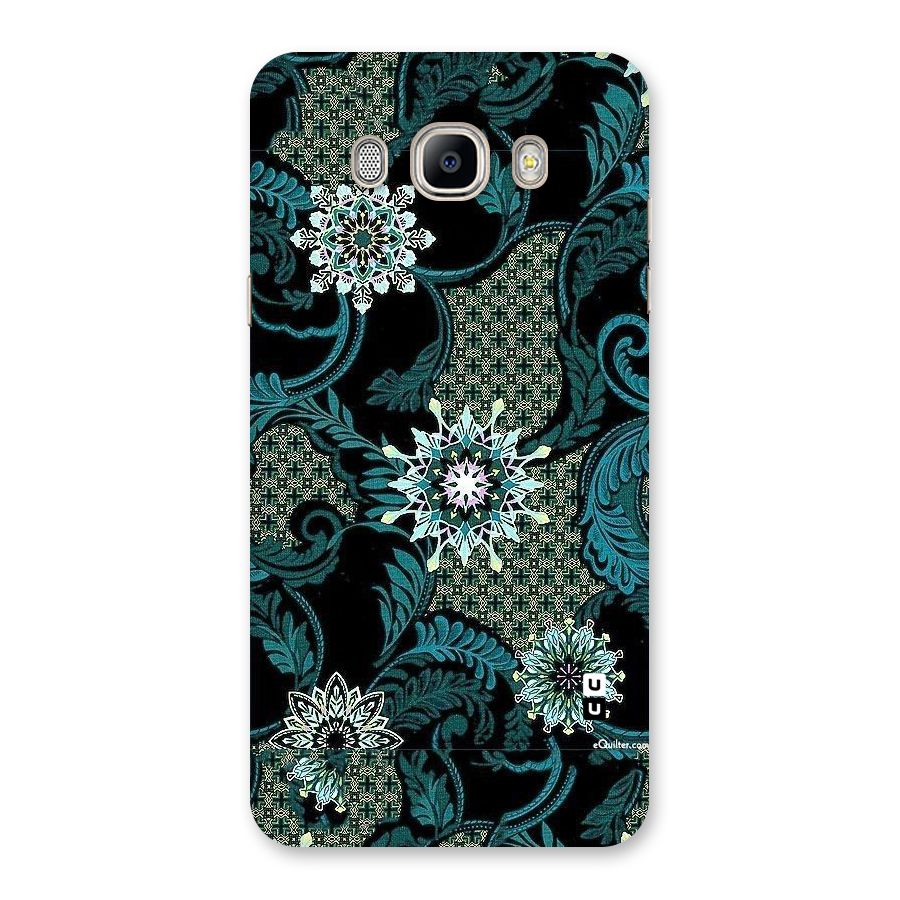 Bottle Green Floral Back Case for Galaxy On8
