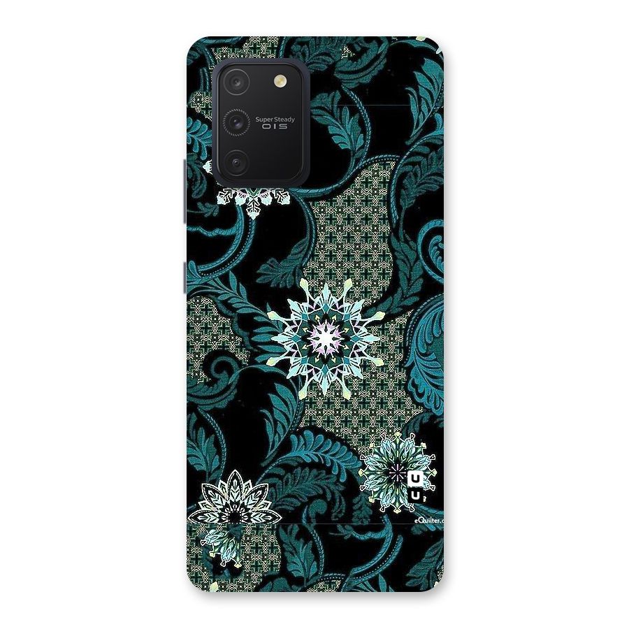 Bottle Green Floral Back Case for Galaxy S10 Lite