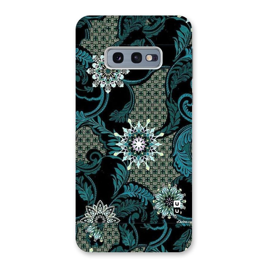 Bottle Green Floral Back Case for Galaxy S10e