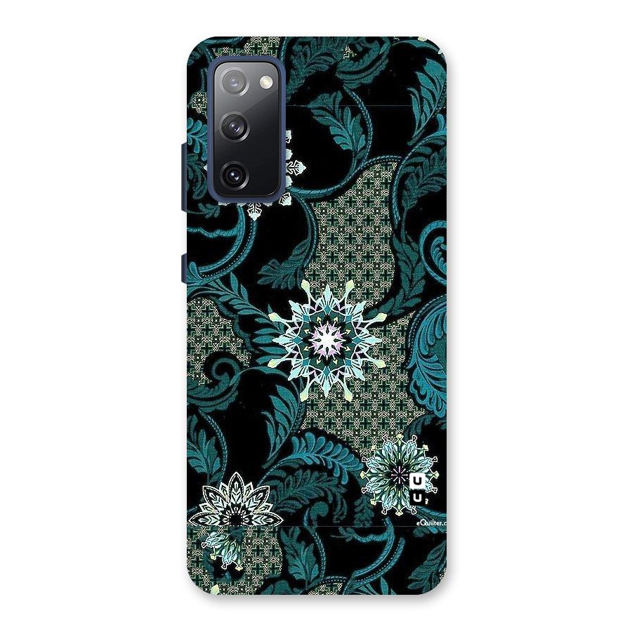 Bottle Green Floral Back Case for Galaxy S20 FE