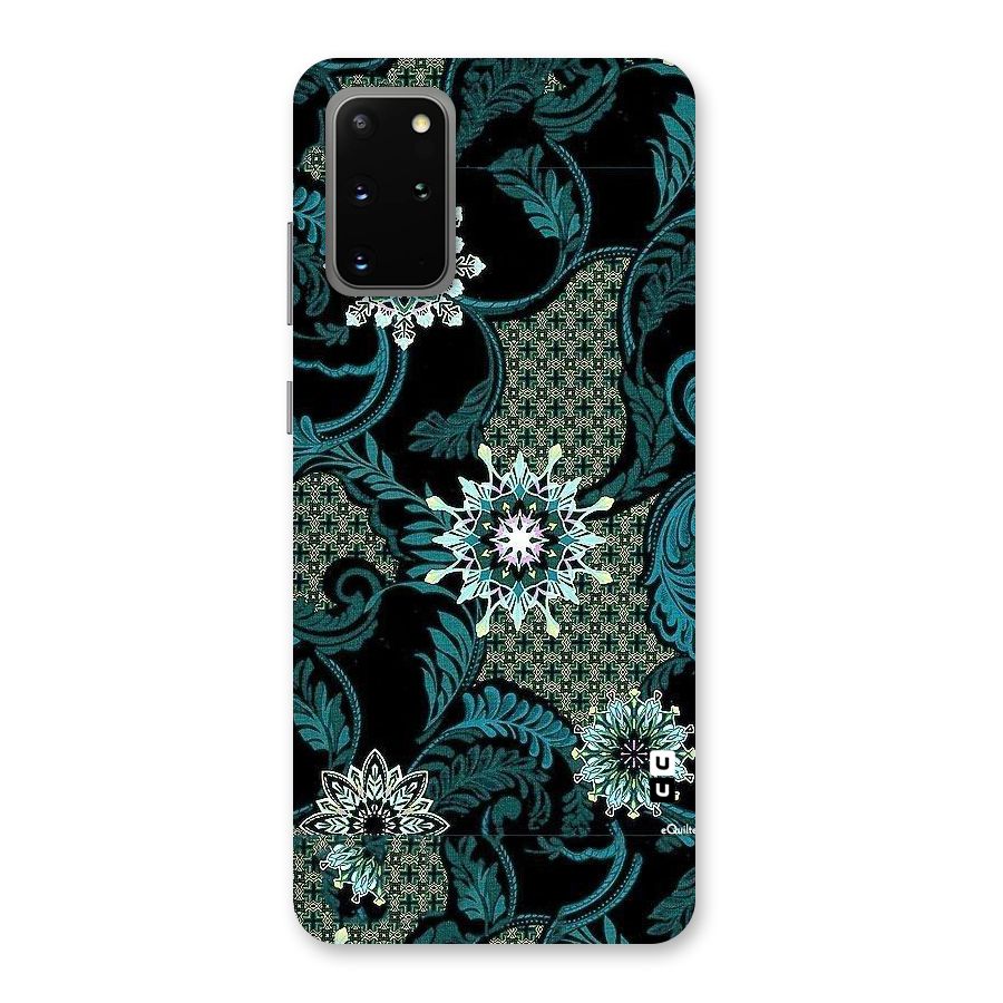 Bottle Green Floral Back Case for Galaxy S20 Plus