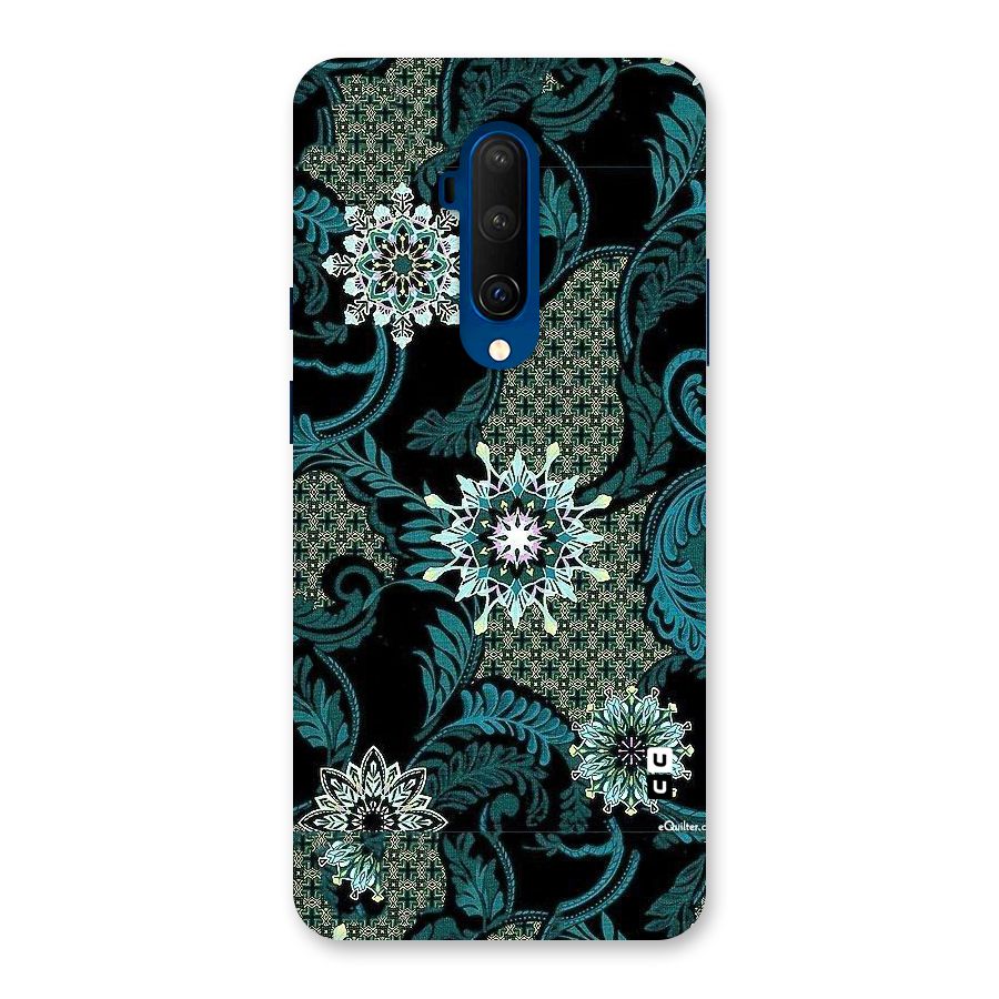 Bottle Green Floral Back Case for OnePlus 7T Pro