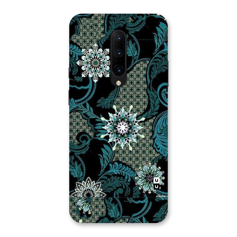 Bottle Green Floral Back Case for OnePlus 7 Pro