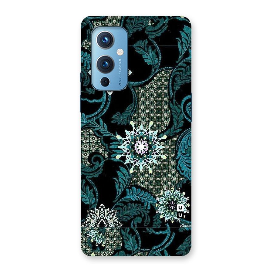 Bottle Green Floral Back Case for OnePlus 9