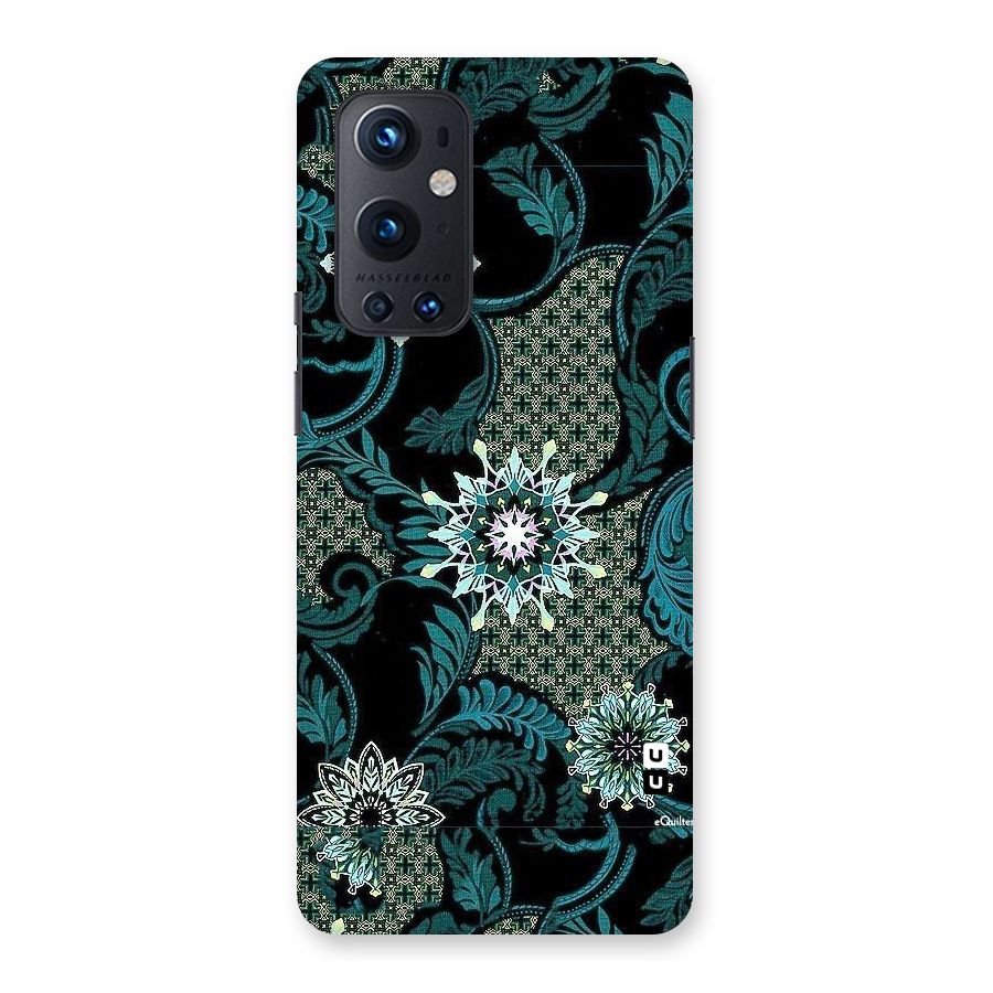 Bottle Green Floral Back Case for OnePlus 9 Pro