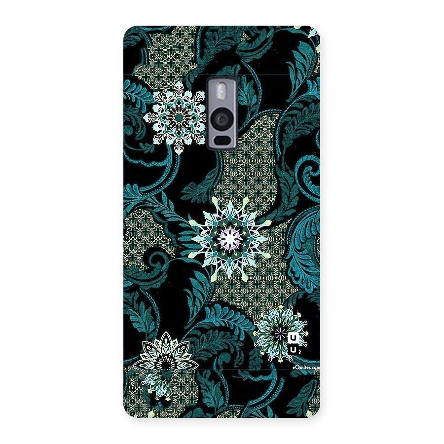 Bottle Green Floral Back Case for OnePlus Two