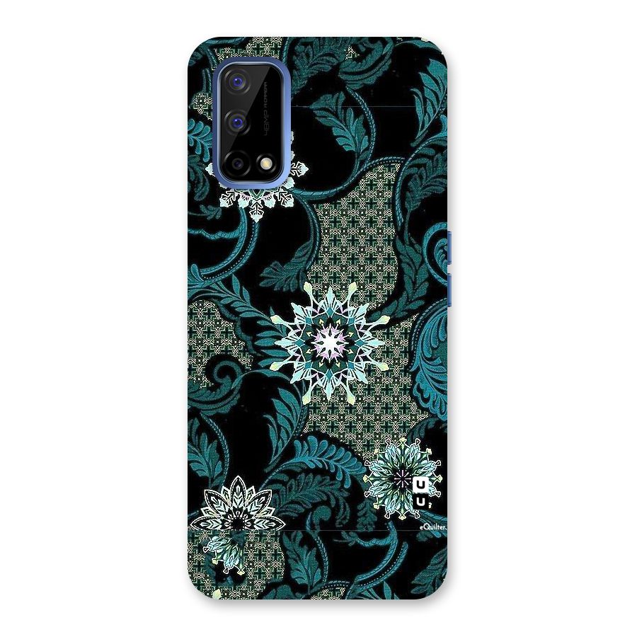 Bottle Green Floral Back Case for Realme Narzo 30 Pro