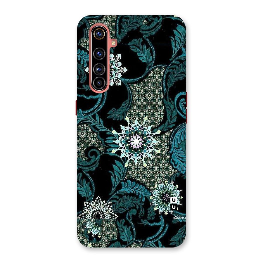 Bottle Green Floral Back Case for Realme X50 Pro