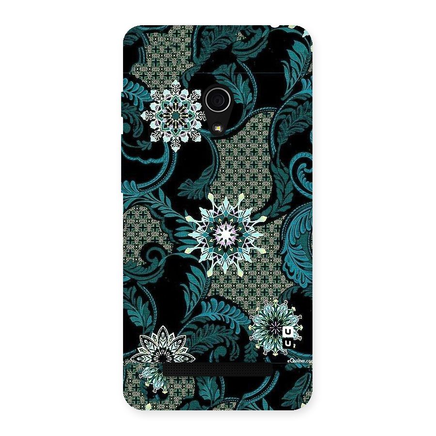 Bottle Green Floral Back Case for Zenfone 5