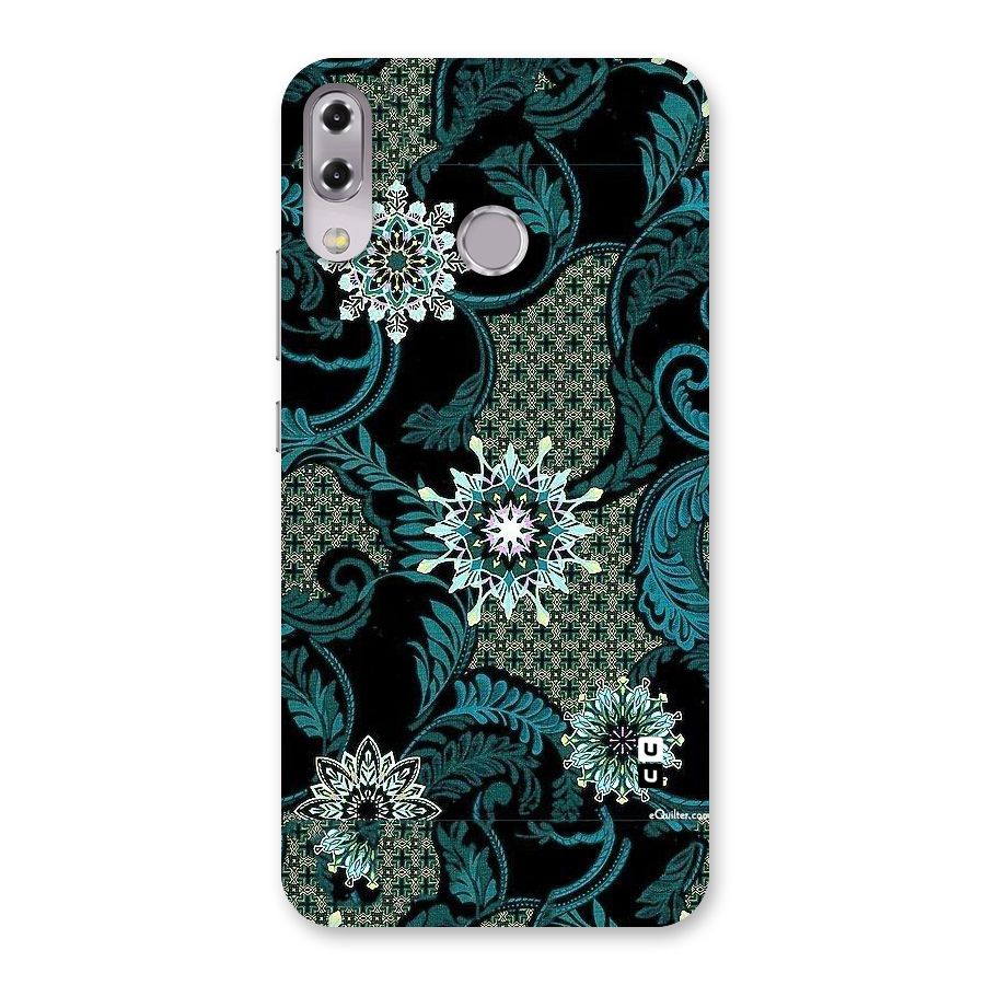 Bottle Green Floral Back Case for Zenfone 5Z