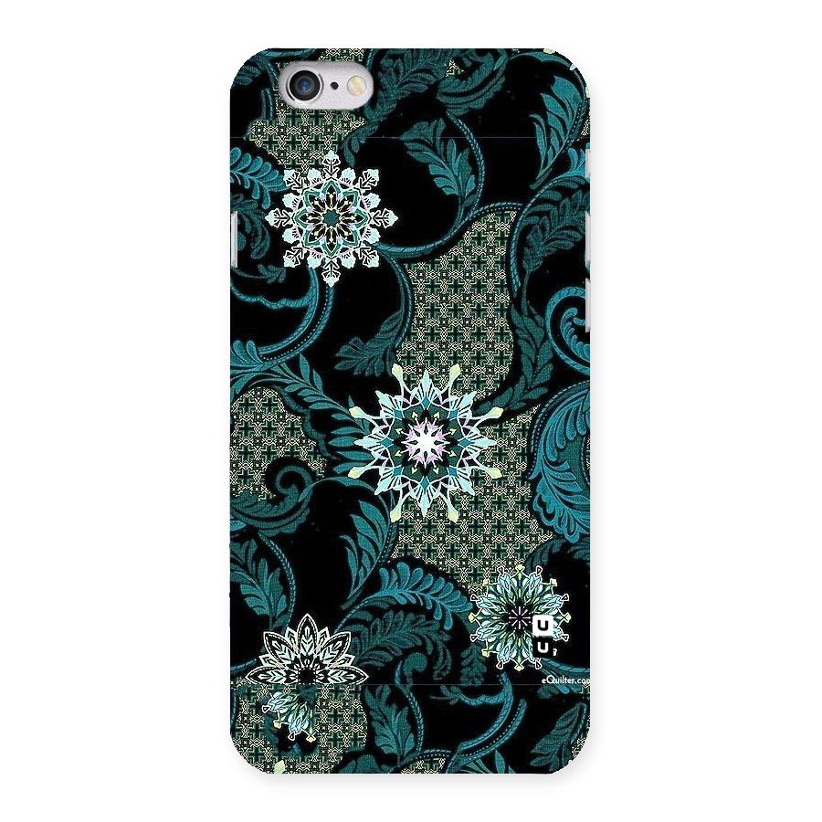 Bottle Green Floral Back Case for iPhone 6 6S