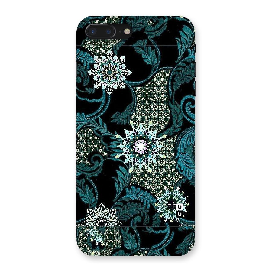 Bottle Green Floral Back Case for iPhone 7 Plus