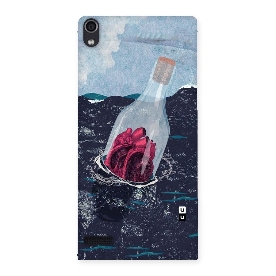 Bottle Heart Back Case for Ascend P6
