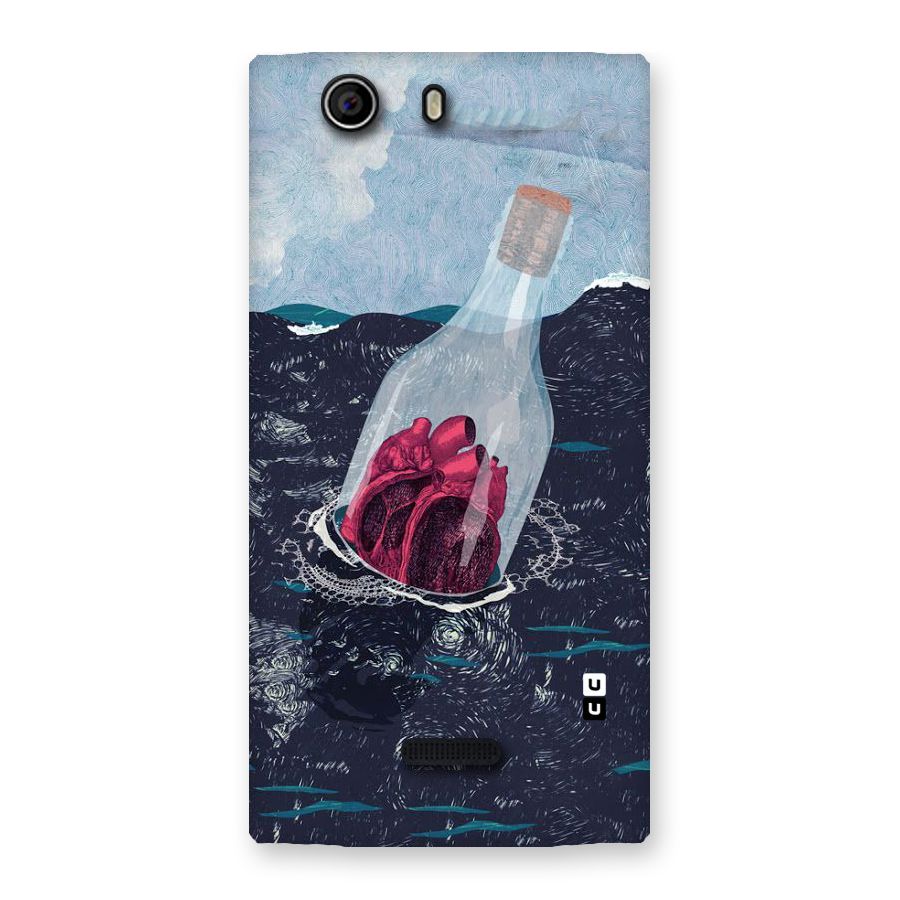 Bottle Heart Back Case for Canvas Nitro 2 E311