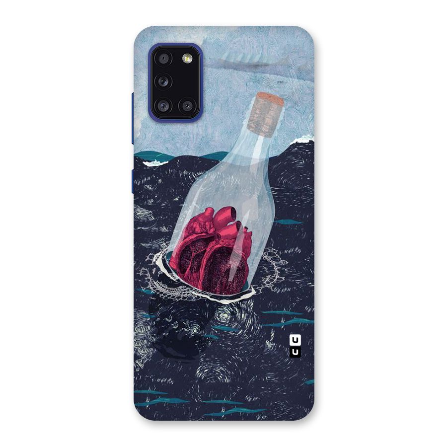 Bottle Heart Back Case for Galaxy A31