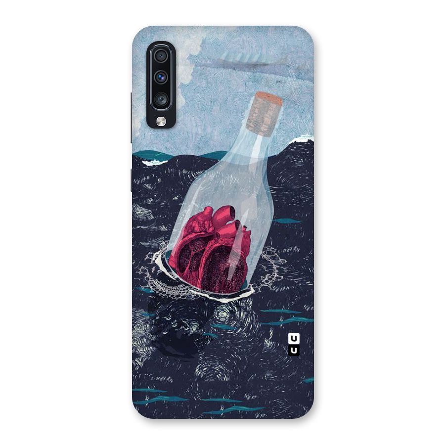 Bottle Heart Back Case for Galaxy A70