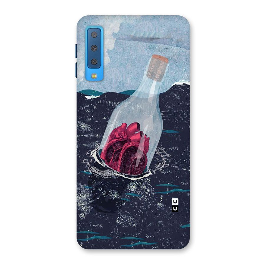 Bottle Heart Back Case for Galaxy A7 (2018)