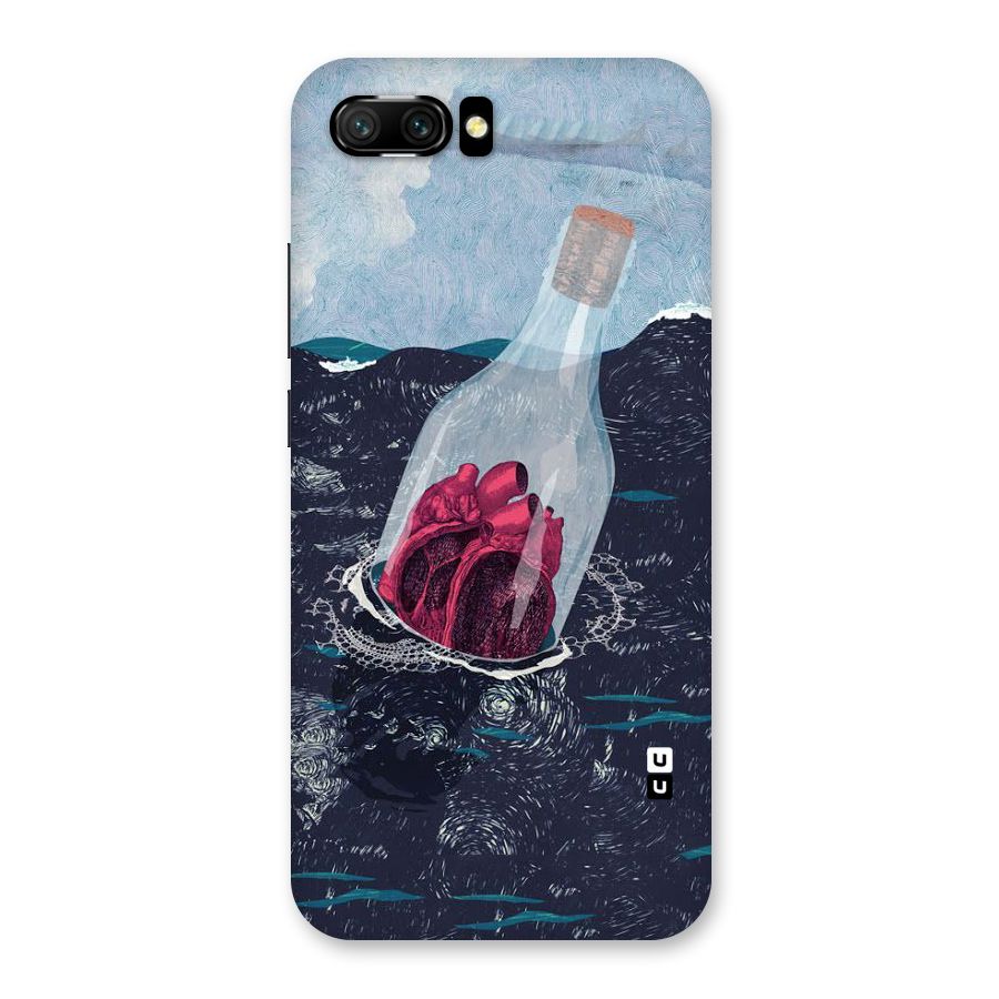Bottle Heart Back Case for Honor 10