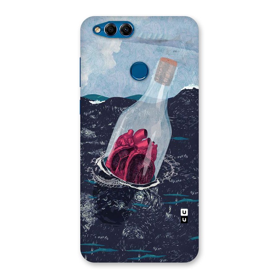 Bottle Heart Back Case for Honor 7X