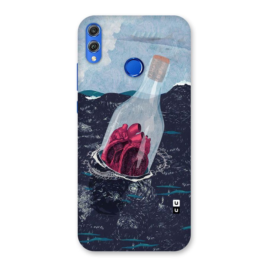 Bottle Heart Back Case for Honor 8X