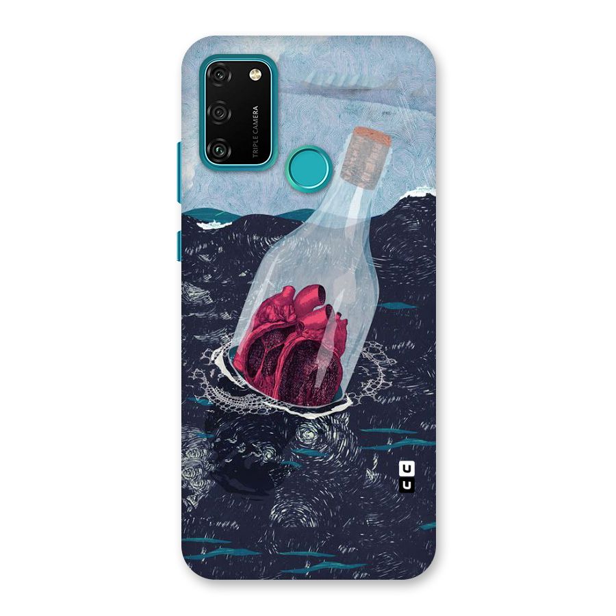 Bottle Heart Back Case for Honor 9A