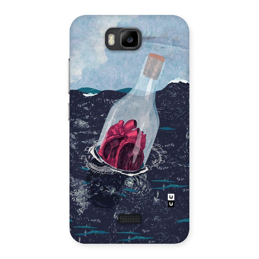 Bottle Heart Back Case for Honor Bee