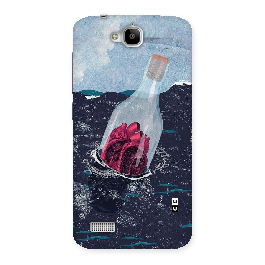 Bottle Heart Back Case for Honor Holly