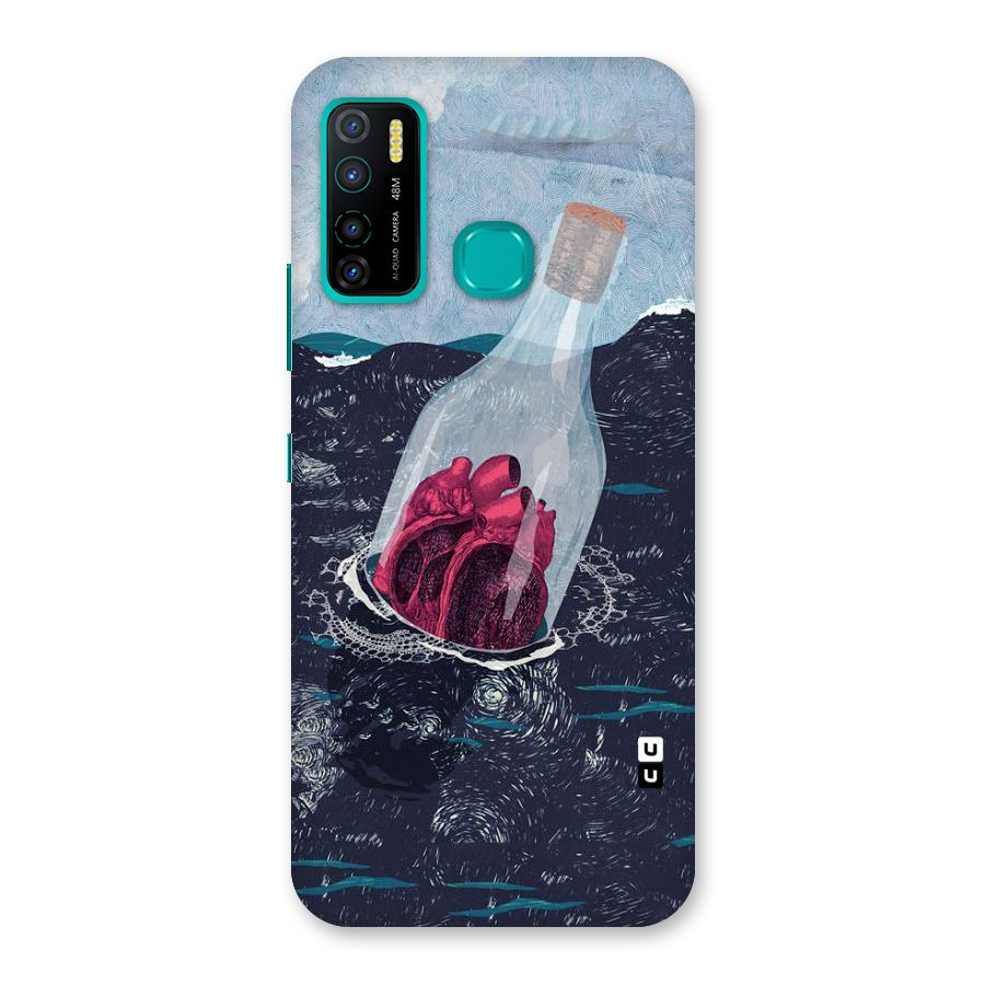 Bottle Heart Back Case for Infinix Hot 9 Pro