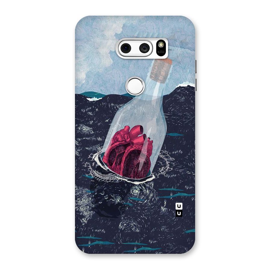 Bottle Heart Back Case for LG V30