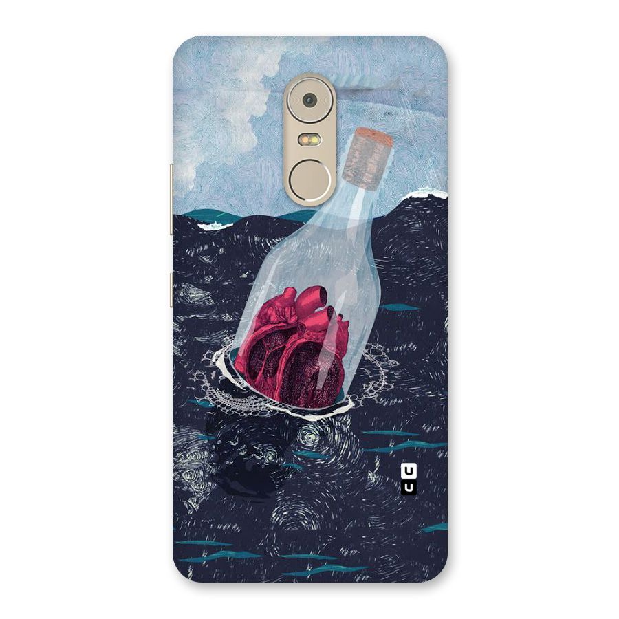 Bottle Heart Back Case for Lenovo K6 Note