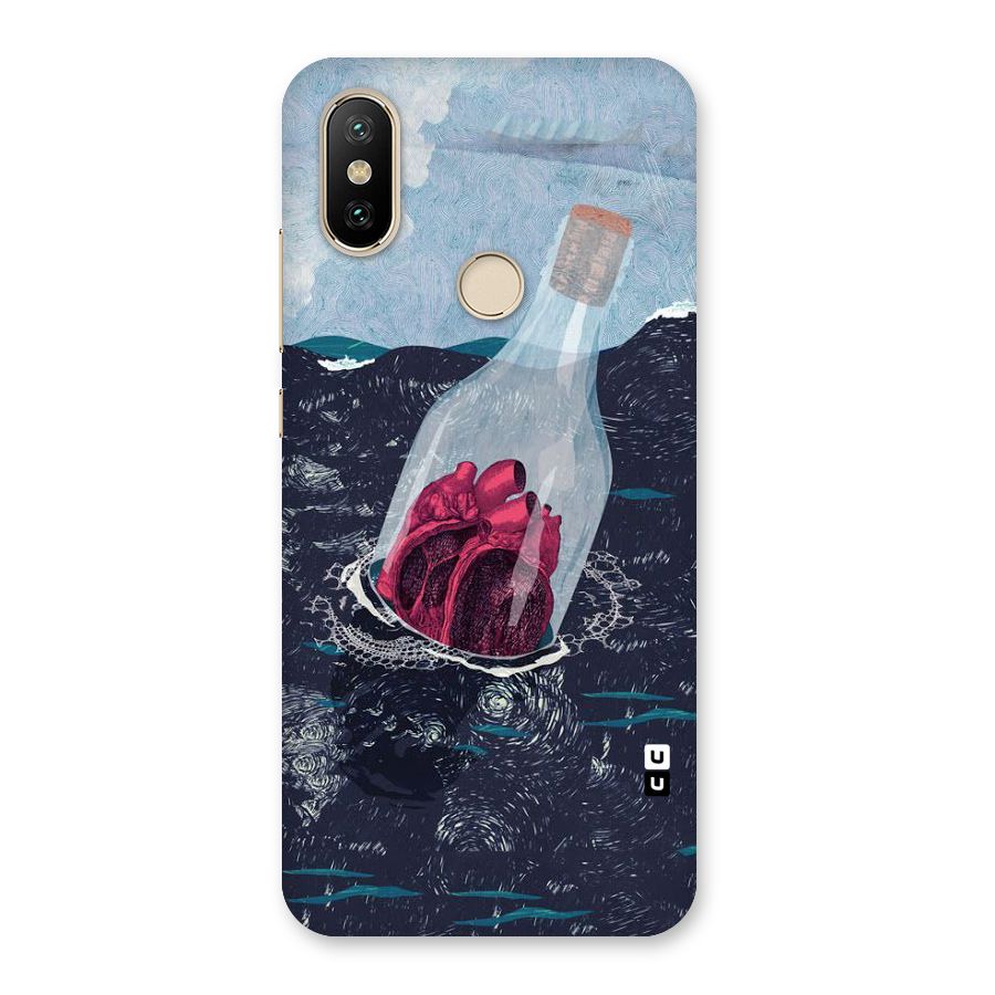 Bottle Heart Back Case for Mi A2