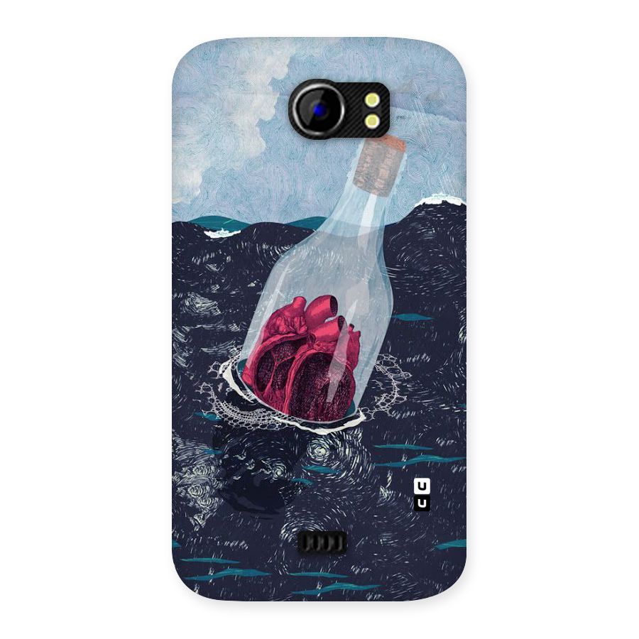 Bottle Heart Back Case for Micromax Canvas 2 A110