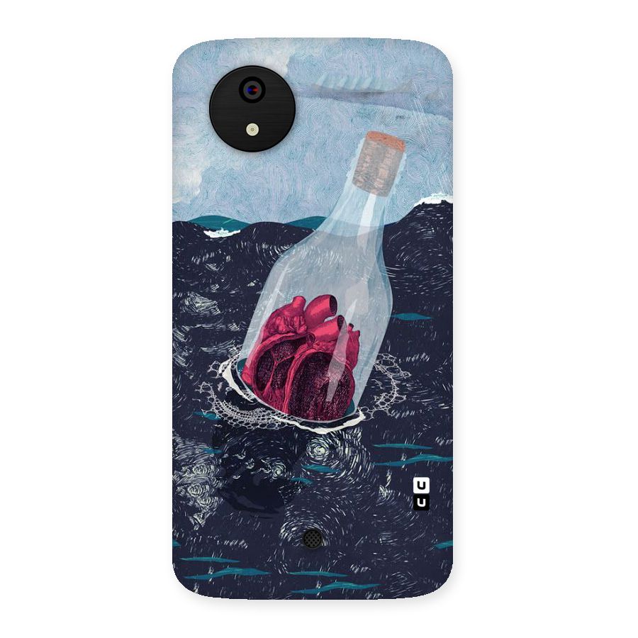Bottle Heart Back Case for Micromax Canvas A1