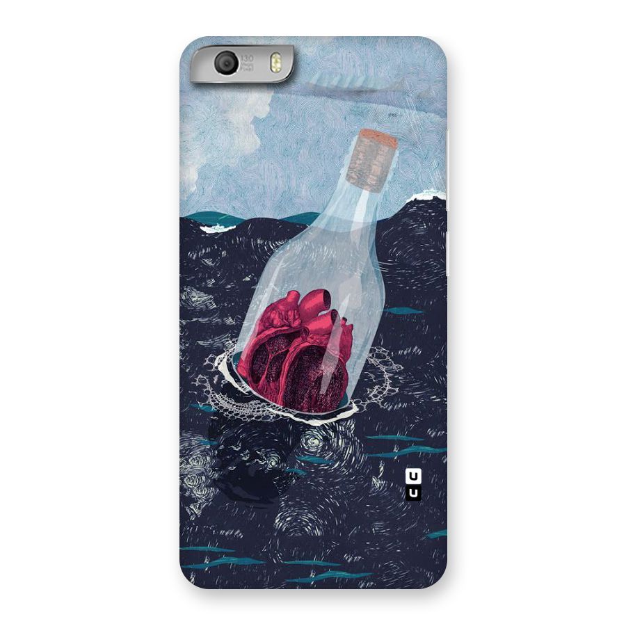 Bottle Heart Back Case for Micromax Canvas Knight 2