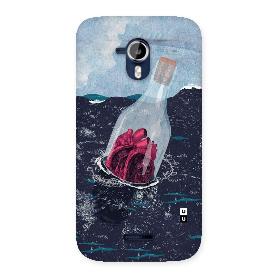 Bottle Heart Back Case for Micromax Canvas Magnus A117
