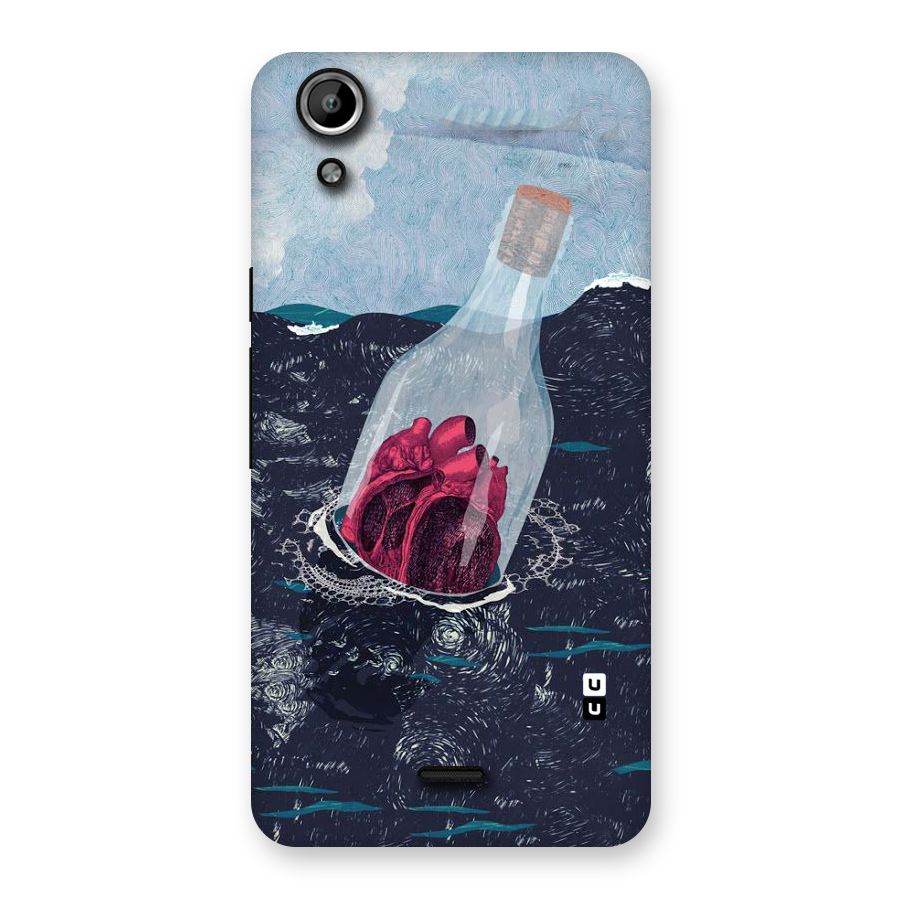 Bottle Heart Back Case for Micromax Canvas Selfie Lens Q345