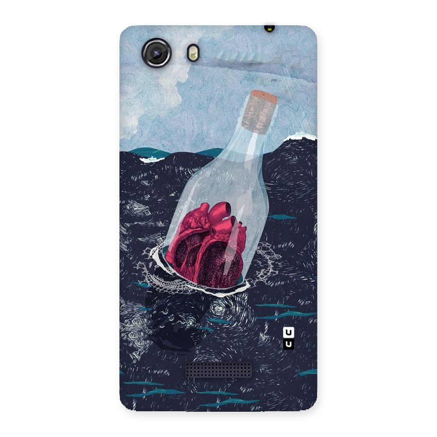 Bottle Heart Back Case for Micromax Unite 3