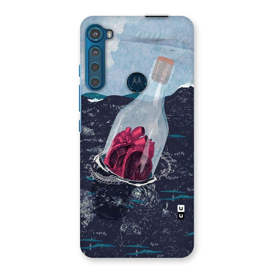 Bottle Heart Back Case for Motorola One Fusion Plus