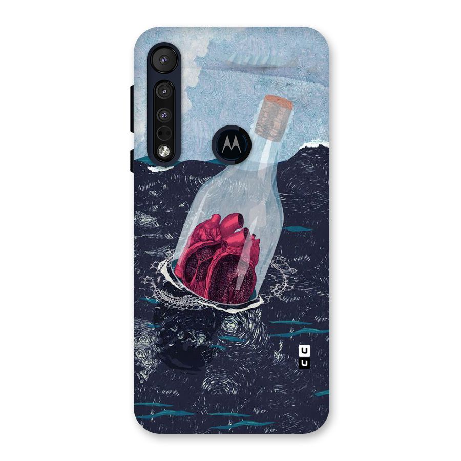 Bottle Heart Back Case for Motorola One Macro