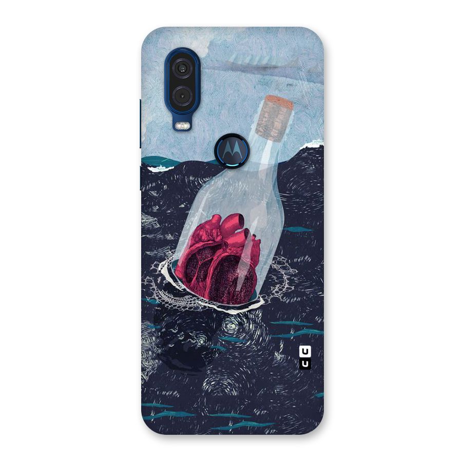 Bottle Heart Back Case for Motorola One Vision