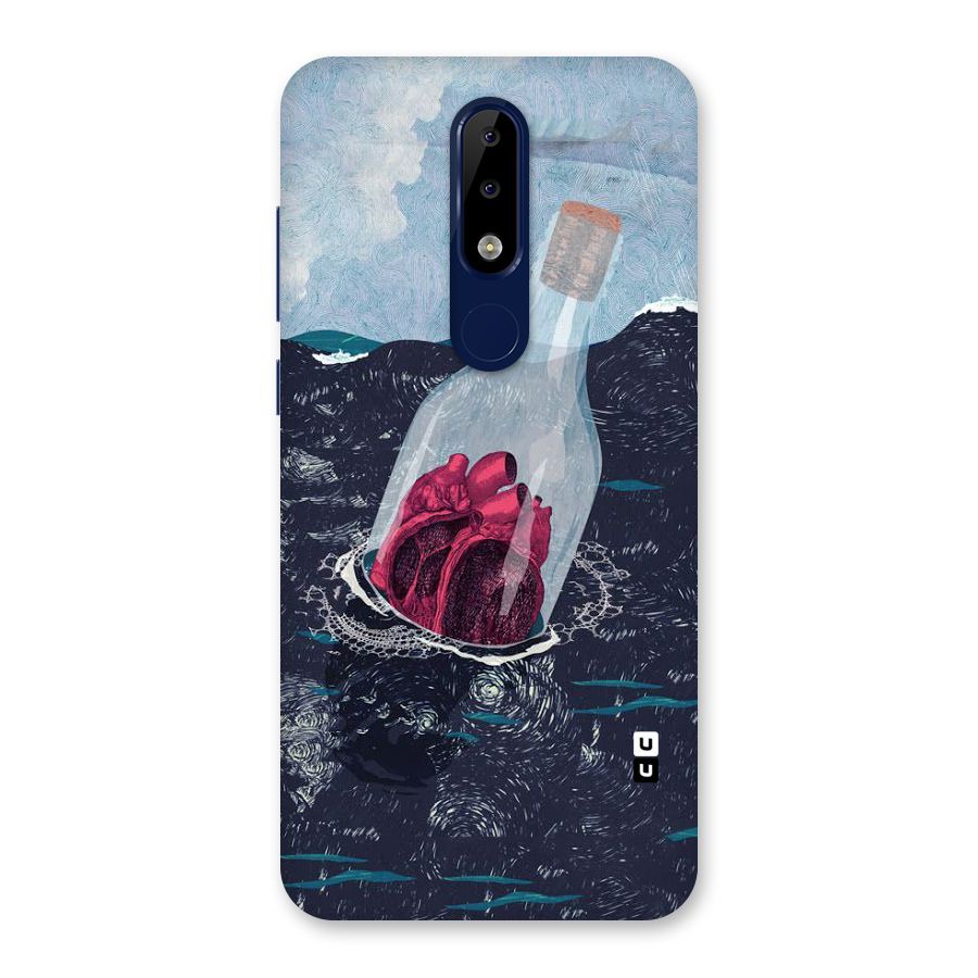 Bottle Heart Back Case for Nokia 5.1 Plus
