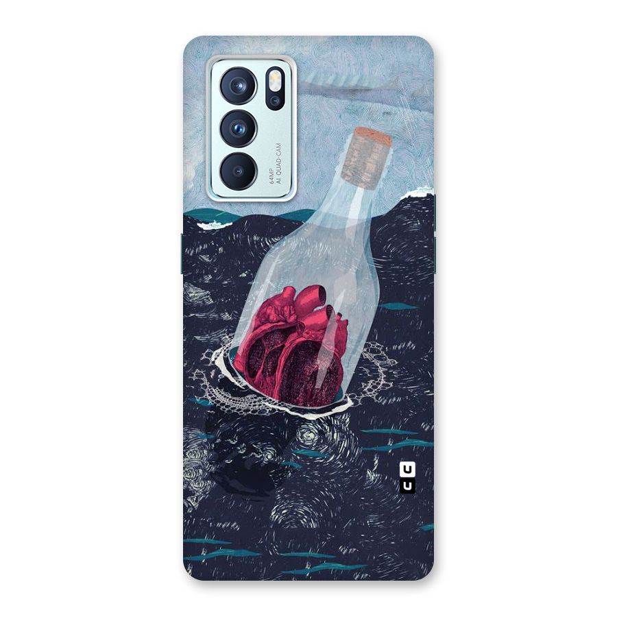 Bottle Heart Back Case for Oppo Reno6 Pro 5G