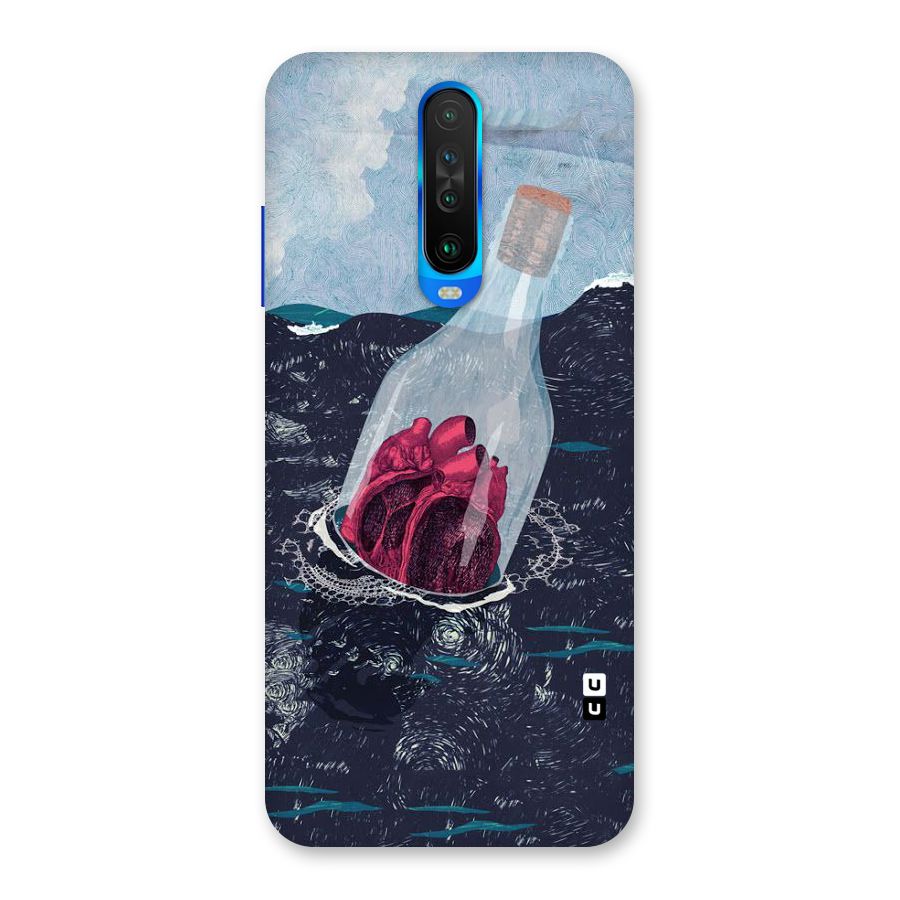 Bottle Heart Back Case for Poco X2