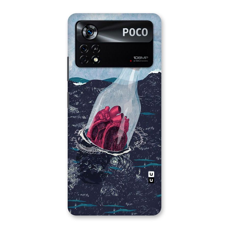 Bottle Heart Back Case for Poco X4 Pro 5G