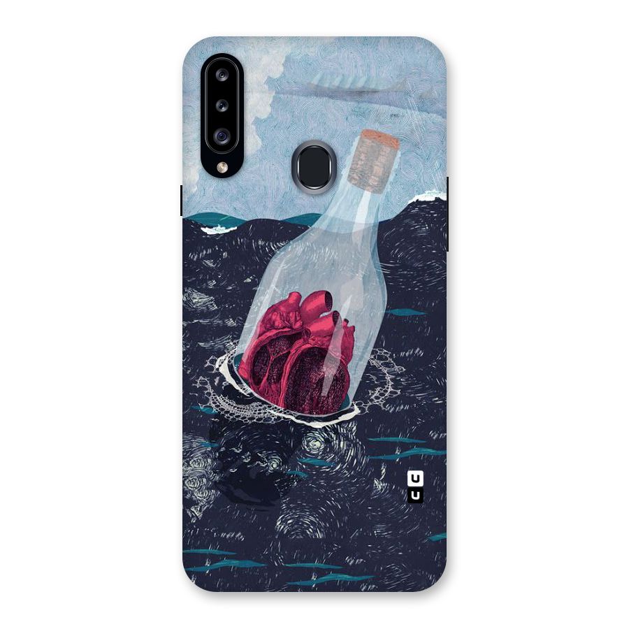 Bottle Heart Back Case for Samsung Galaxy A20s
