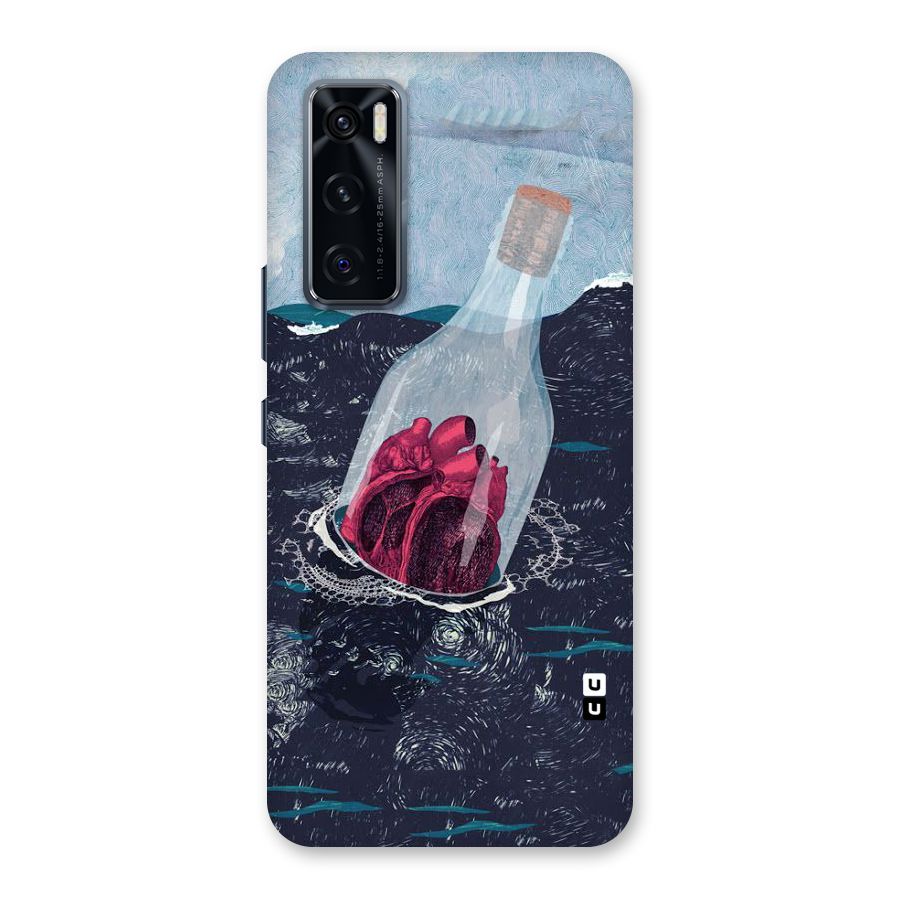 Bottle Heart Back Case for Vivo V20 SE